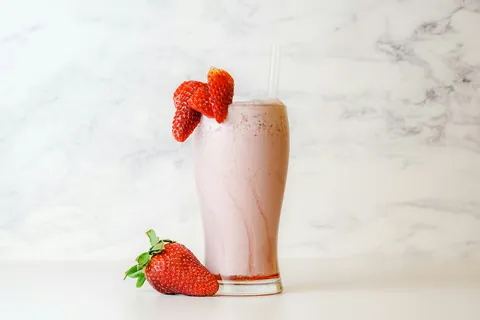 Strawberry smoothie Strawberry smoothie